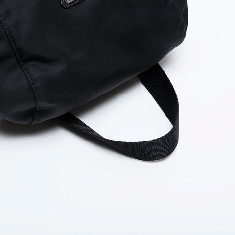 PRADA Nylon Saffiano Leather Backpack  Daypack black WS21015