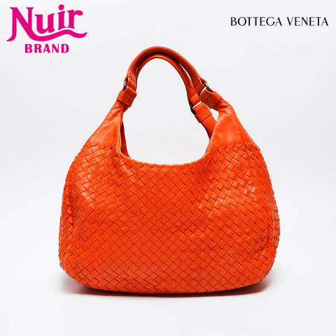 BOTTEGAVENETA INTRECCIATO Hobo Handbag Orange WS21018