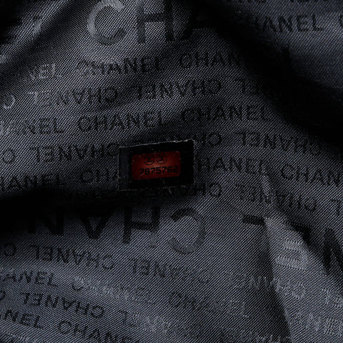 CHANEL Nylon COCO Mark Sport Line No. 7 2002-2003 Boston bag black WS21021