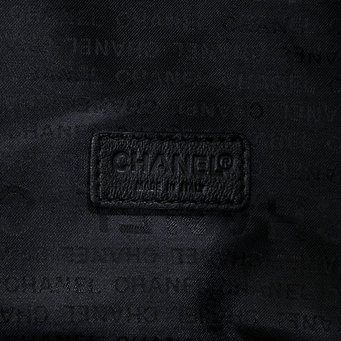 CHANEL Nylon COCO Mark Sport Line No. 7 2002-2003 Boston bag black WS21021