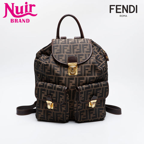 FENDI Zucca Backpack Â· Daypack Brown WS21023 – NUIR VINTAGE