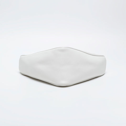 PRADA Triangle Nappa Leather Shoulder Bag white WS21024