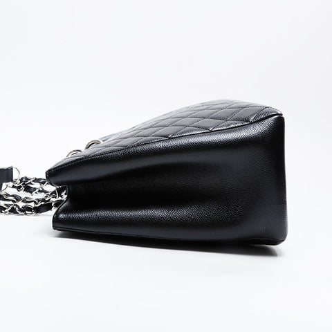 CHANEL 16系列2012 Deka COCO Mark GST手提包银色金属单肩包黑色WS21032