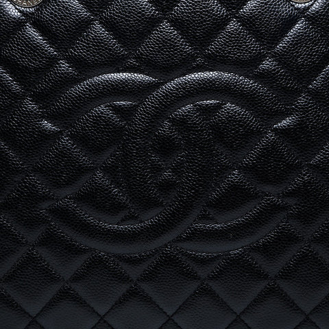 CHANEL 16系列2012 Deka COCO Mark GST手提包银色金属单肩包黑色WS21032