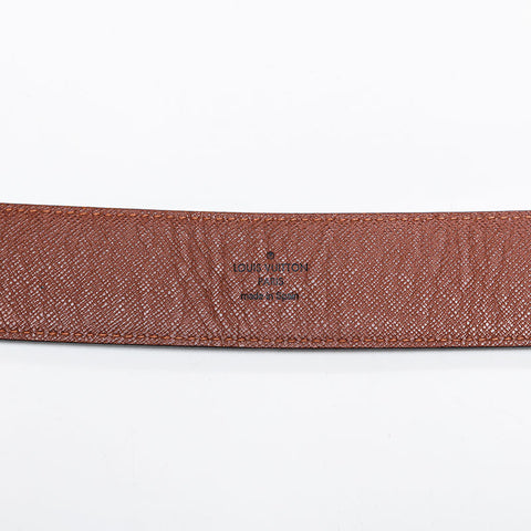 LOUIS VUITTON 2012 Monogram Size:80/32 belt Brown WS21036