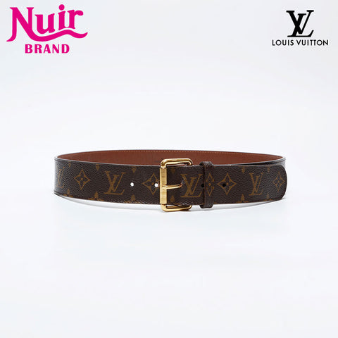 LOUIS VUITTON 2012 Monogram Size:80/32 belt Brown WS21036
