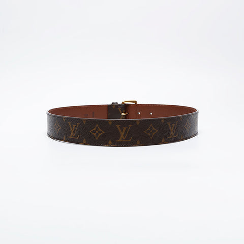 LOUIS VUITTON 2012 Monogram Size:80/32 belt Brown WS21036