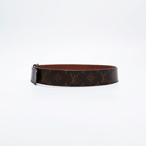 LOUIS VUITTON 2012 Monogram Size:80/32 belt Brown WS21036