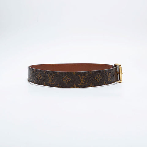 LOUIS VUITTON 2012 Monogram Size:80/32 belt Brown WS21036