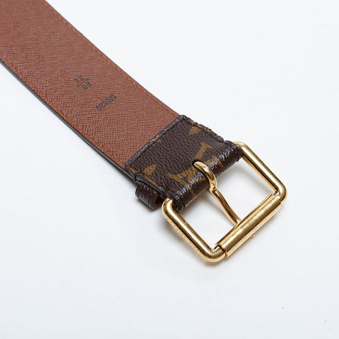 LOUIS VUITTON 2012 Monogram Size:80/32 belt Brown WS21036