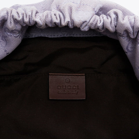 GUCCI GG Canvas Bamboo Shoulder Bag purple WS21042