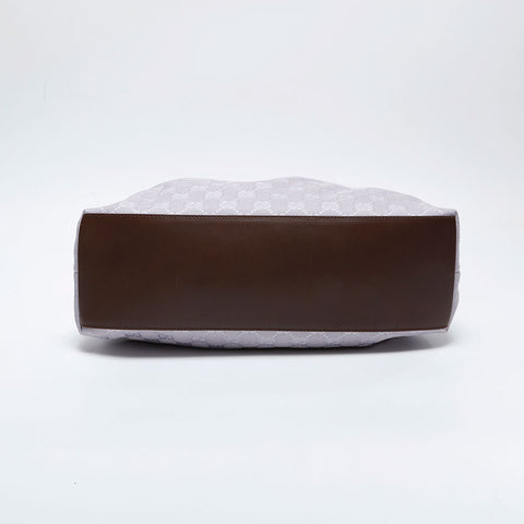 GUCCI GG Canvas Bamboo Shoulder Bag purple WS21042