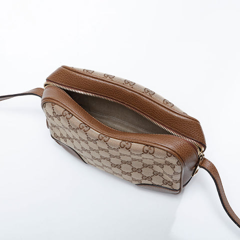 グッチ GUCCI GGキャンバス カメラバッグ ショルダーバッグ ブラウン WS21044