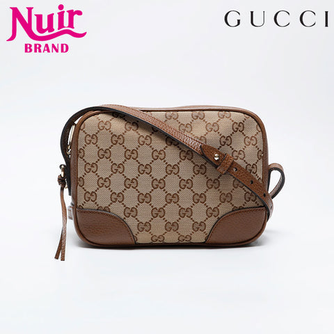 グッチ GUCCI GGキャンバス カメラバッグ ショルダーバッグ ブラウン WS21044