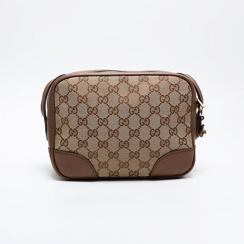グッチ GUCCI GGキャンバス カメラバッグ ショルダーバッグ ブラウン WS21044