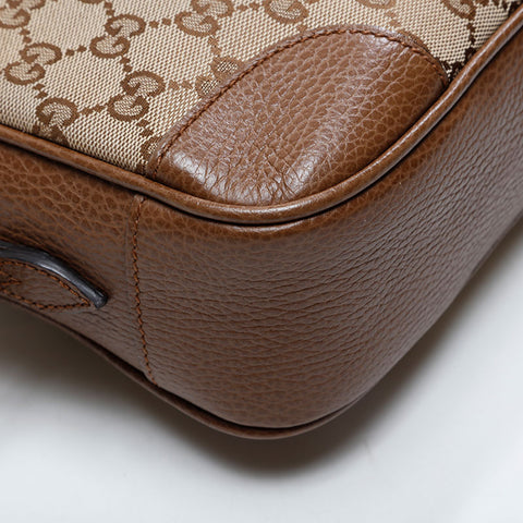 グッチ GUCCI GGキャンバス カメラバッグ ショルダーバッグ ブラウン WS21044