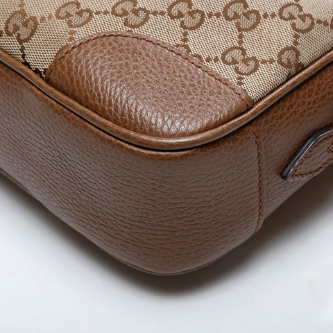 グッチ GUCCI GGキャンバス カメラバッグ ショルダーバッグ ブラウン WS21044