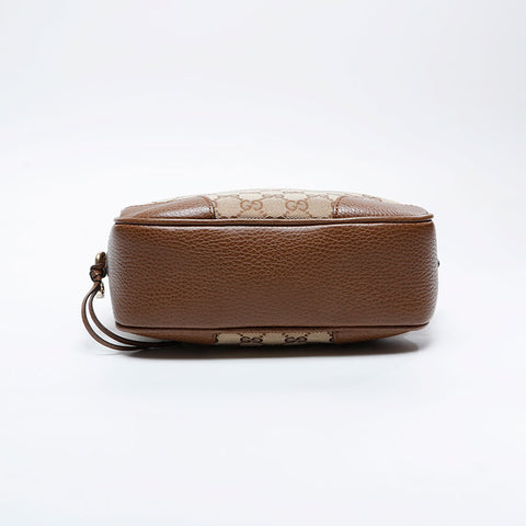 グッチ GUCCI GGキャンバス カメラバッグ ショルダーバッグ ブラウン WS21044