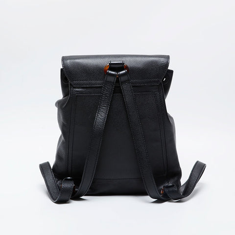 CHANEL 5th series 1997-1999 Caviar Turnlock Backpack Â· Daypack black WS21045