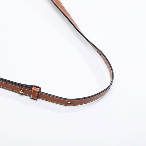 CELINE Macadam Mini Claude Triomphe Shoulder Bag Brown WS21046