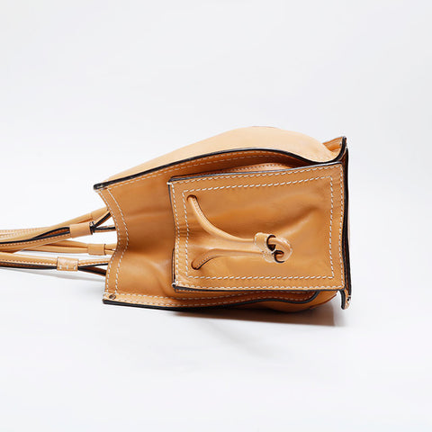 LOEWE logo leather Tote Bag Brown WS21048