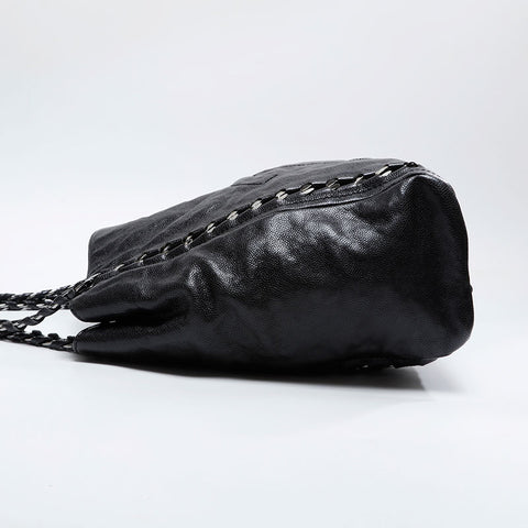 CHANEL Luxury Chain Deca COCO Mark 11 series 2006-2008 Shoulder Bag black WS21049