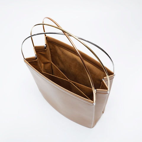 CARTIER Leather Trinity Handbag Brown WS21054