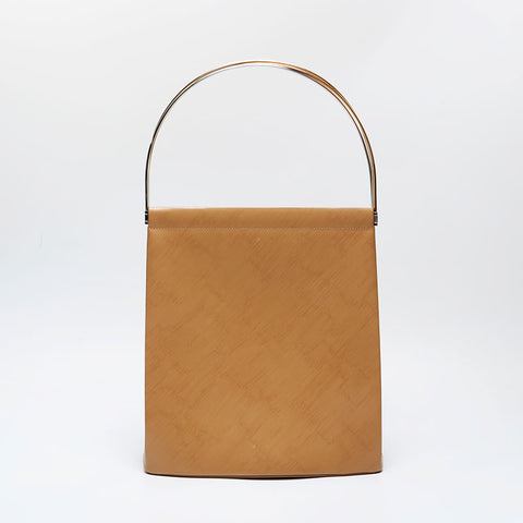 CARTIER Leather Trinity Handbag Brown WS21054