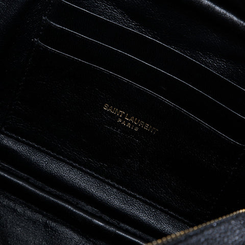 YVES SAINT LAURENT Mini Roo Camera Bag Shoulder Bag black WS21061