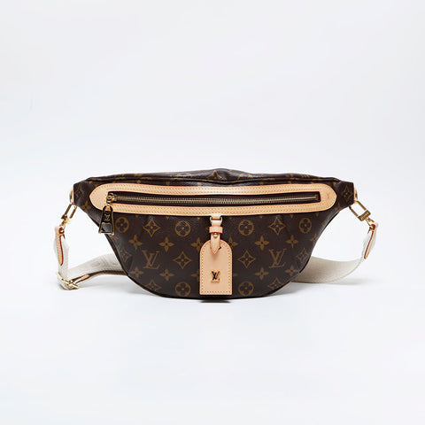 LOUIS VUITTON Monogram High Rise Waist bag Brown WS21063