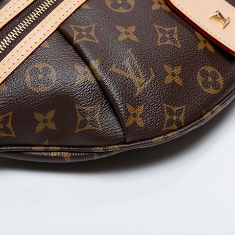 LOUIS VUITTON Monogram High Rise Waist bag Brown WS21063