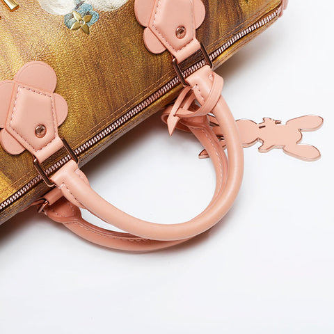LOUIS VUITTON Fragonard Speedy 30 Handbag pink WS21065
