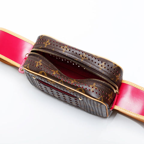 路易威登 Monogram Perfo 迷你 Trocadero 单肩包 棕色 WS21067