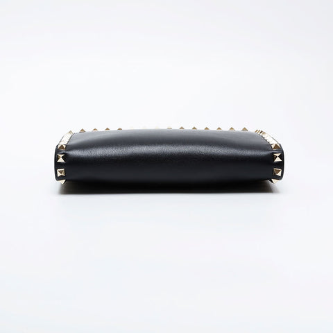 VALENTINO Leather studs Clutch bag black WS21068