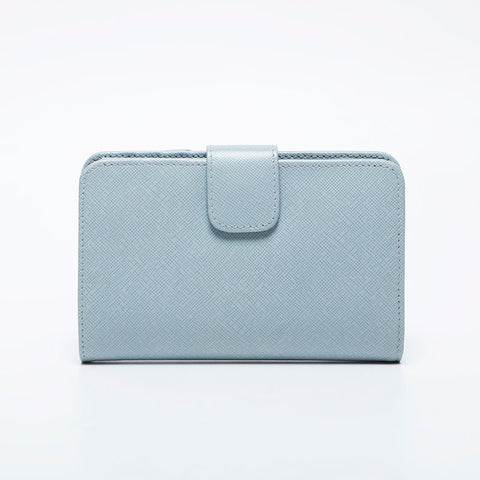 PRADA Safiano leather Bifold Wallet blue WS21069