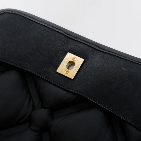 CHANEL Bubble 23 Series Leather Matelasse 2016-2017 Backpack  Daypack black WS21072