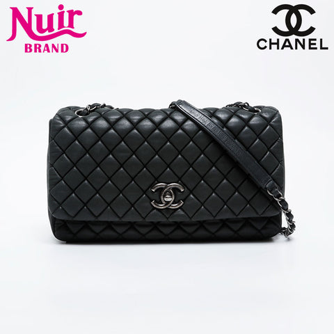 CHANEL Bubble Matelasse Chain Flap #17 2012-2013 Shoulder Bag gray WS21073