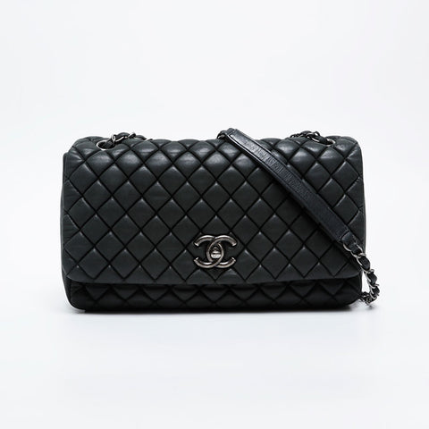 シャネル CHANEL バブル マテラッセ チェーン フラップ 17番台 2012-2013 ショルダーバッグ グレー WS21073