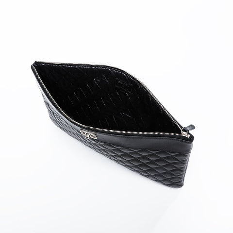 CHANEL Matelasse 23 series 2016-2017 Clutch bag black WS21074