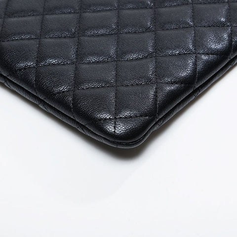 CHANEL Matelasse 23 series 2016-2017 Clutch bag black WS21074