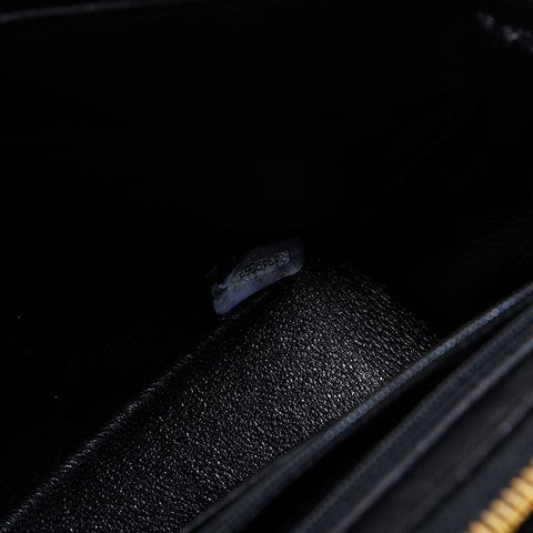 CHANEL No. 4 Caviar Skin 1996-1997 Matelasse 9.8" Backpack Â· Daypack black WS21075