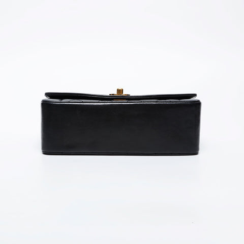 CHANEL No. 2 Diana Flap Chain 1991-1994 Shoulder Bag black WS21080