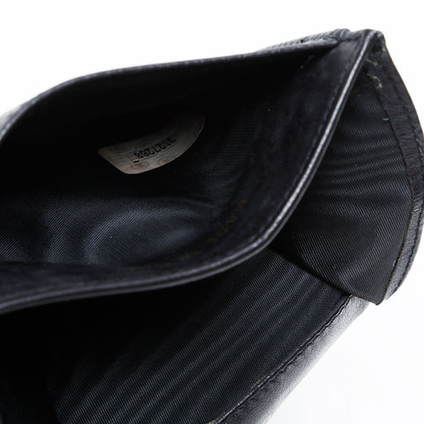 CHANEL No. 3 1994-1996 Caviar Skin COCO Mark Coin case black WS21085