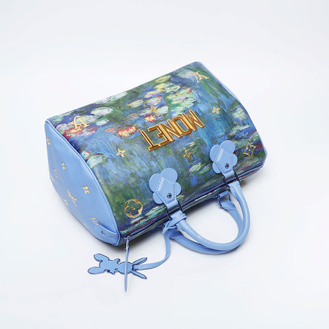 LOUIS VUITTON Turner Speedy 30 Handbag blue WS21086