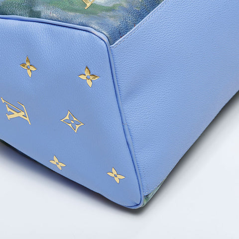 LOUIS VUITTON Turner Speedy 30 Handbag blue WS21086