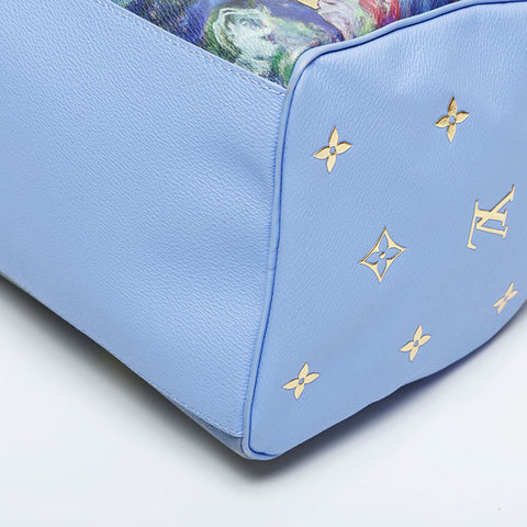 LOUIS VUITTON Turner Speedy 30 Handbag blue WS21086