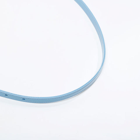 Christian Dior Mini Micro Lady Dior 2-way patent leather Handbag blue WS21088