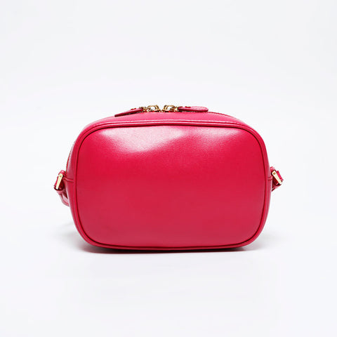 Salvatore Ferragamo Gancini leather camera bag Shoulder Bag pink WS21089