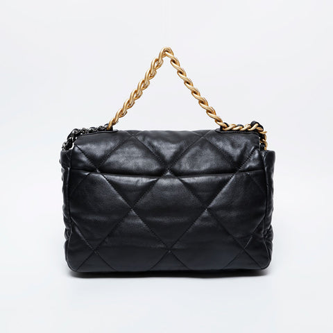 CHANEL CHANEL 19 Chain Matelasse Shoulder Bag black WS21090
