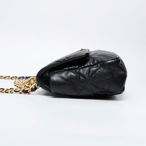 CHANEL CHANEL 19 Chain Matelasse Shoulder Bag black WS21090